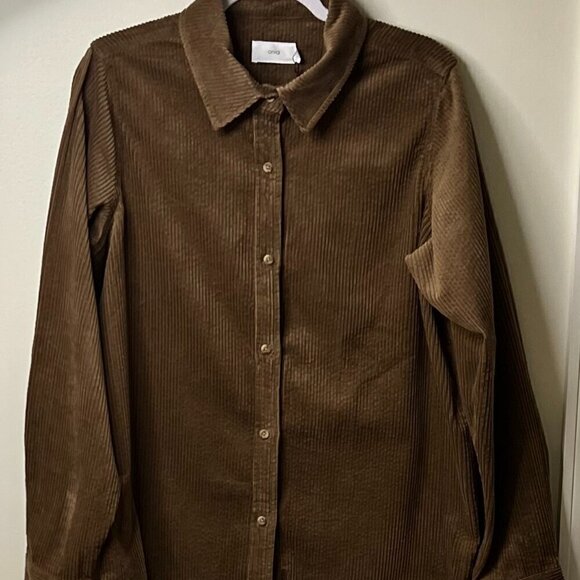 Onia Other - Onia Jumbo Corduroy Overshirt Men's | Bison  Color Size L